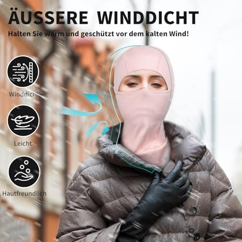 Vue 3 de Cagoule Dhiver Pour Homme