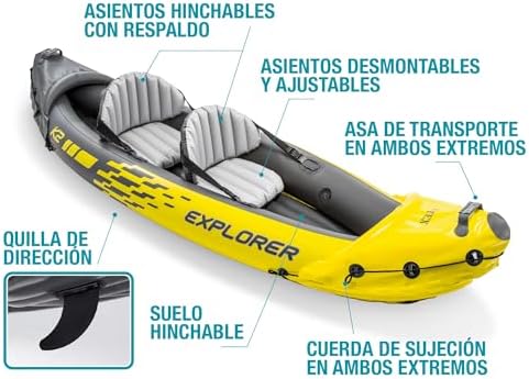 Vue 5 de Intex Set Kayak Explorer