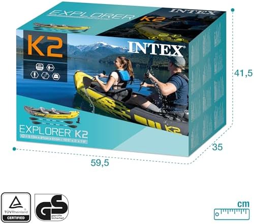 Vue 7 de Intex Set Kayak Explorer