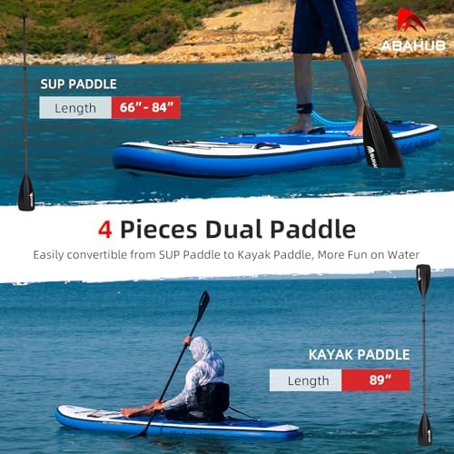 Vue 3 de Abahub Carbone Pagaie Paddle