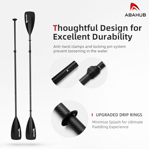 Vue 4 de Abahub Carbone Pagaie Paddle