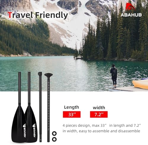 Vue 6 de Abahub Carbone Pagaie Paddle