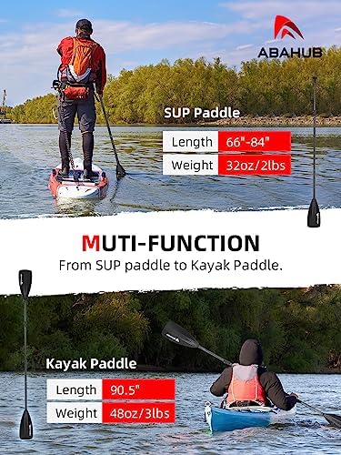 Vue 2 de Abahub Pagaie Paddle En
