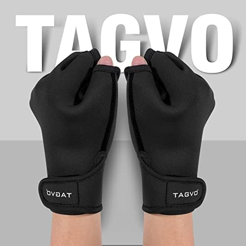 Vue 2 de Tagvo Gants De Natation