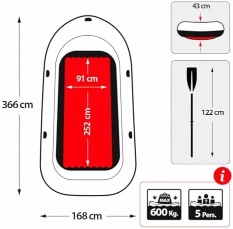 Vue 4 de Intex Unisexyouth Excursion Bateau
