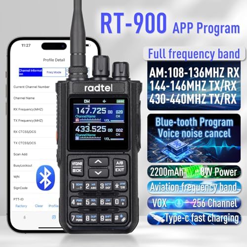 Vue 2 de Radtel Rt Talkiewalkie