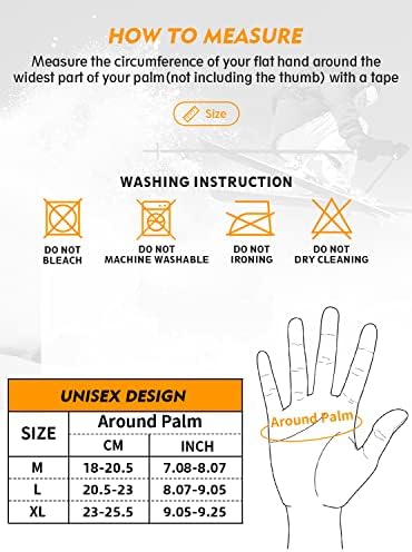 Vue 7 de Gants Hiver Homme Femme