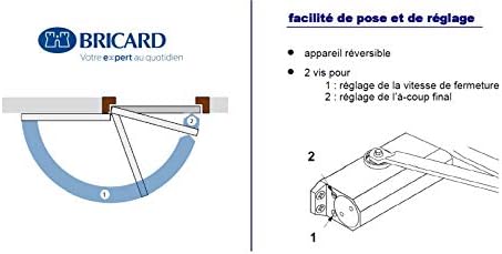 Vue 4 de Bricard Fermeporte Bras