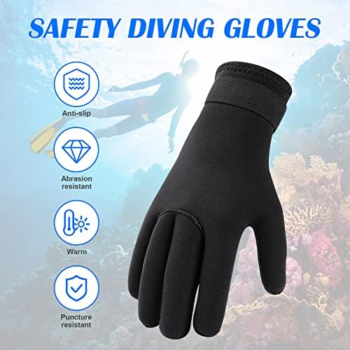 Vue 3 de Auauy Gants De Plongee