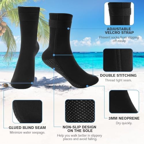 Vue 3 de Flintronic Chaussettes En Neoprene