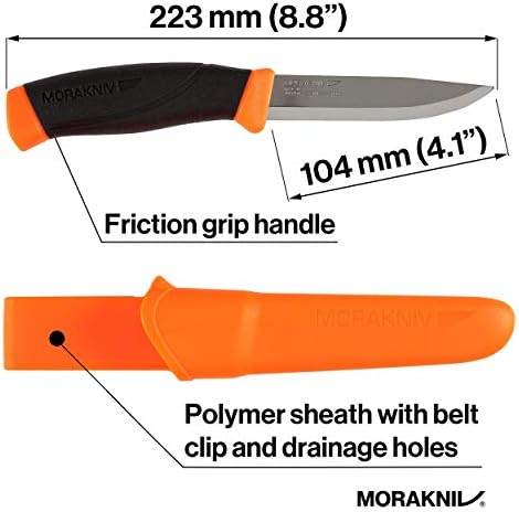 Vue 3 de Mora Kniv Couteau Companion
