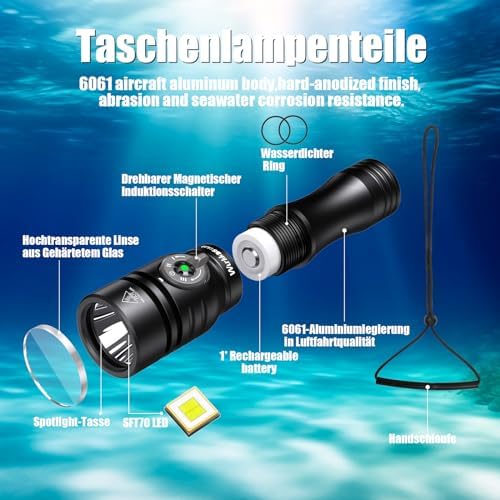 Vue 6 de Wurkkos Dl Lampe De