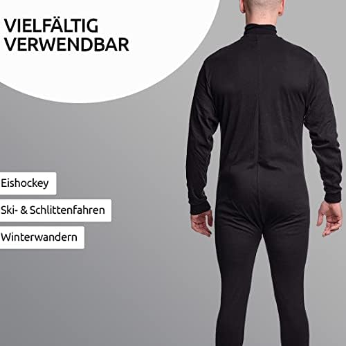 Vue 3 de Combinaison Zippe Pour Adulte