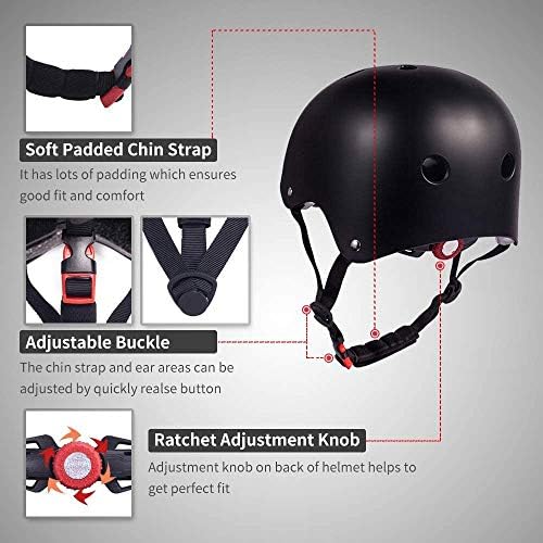Vue 2 de Casque Trotinette Adulte Enfants