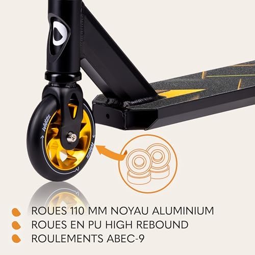 Vue 3 de Lionelo Trottinette Whizz Roulements