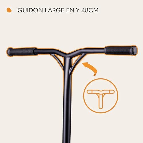 Vue 4 de Lionelo Trottinette Whizz Roulements