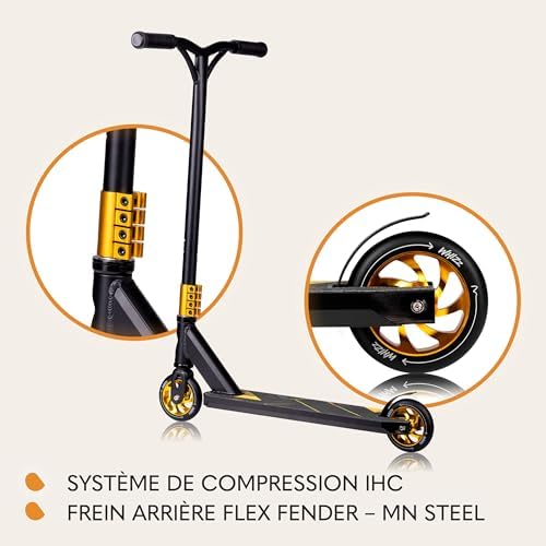 Vue 6 de Lionelo Trottinette Whizz Roulements
