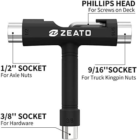 Vue 2 de Zeato Outils De Skateboard