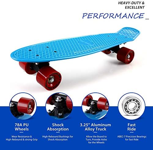 Vue 4 de Monzana Skateboard Roues Abec