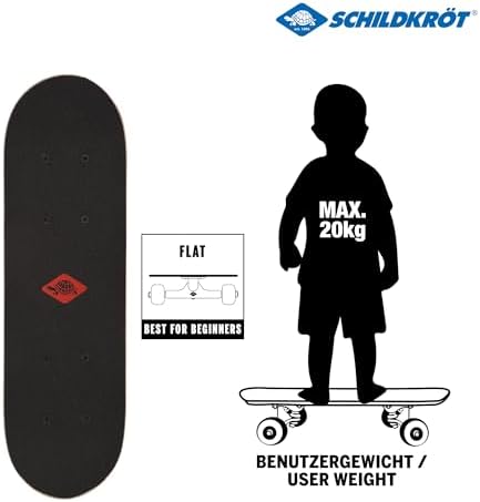 Vue 3 de Schildkrot Miniskateboard Planche En