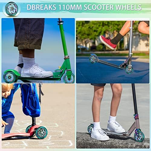 Vue 7 de Dbreaks Roues De Trottinette