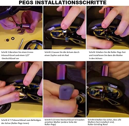 Vue 7 de Trottinette Pegs Pieces Pro