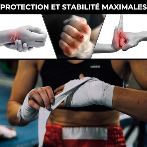 Vue 5 de Bande Boxe Metres Semielastiques