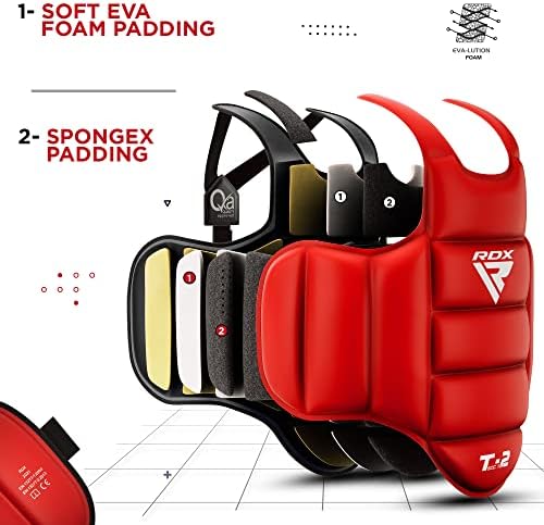 Vue 4 de Rdx Tkd Plastron De