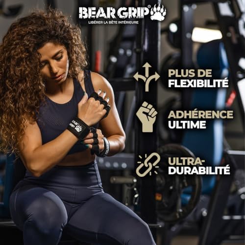 Vue 3 de Bear Grip Gants Dentrainement