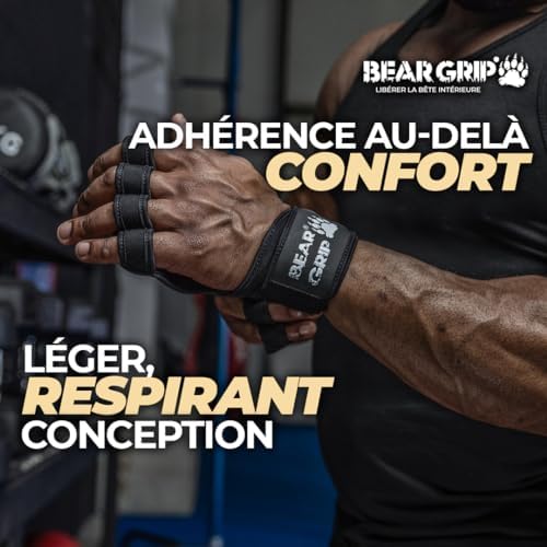 Vue 4 de Bear Grip Gants Dentrainement