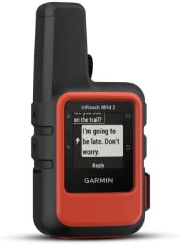 Vue 4 de Garmin Inreach Mini Rouge