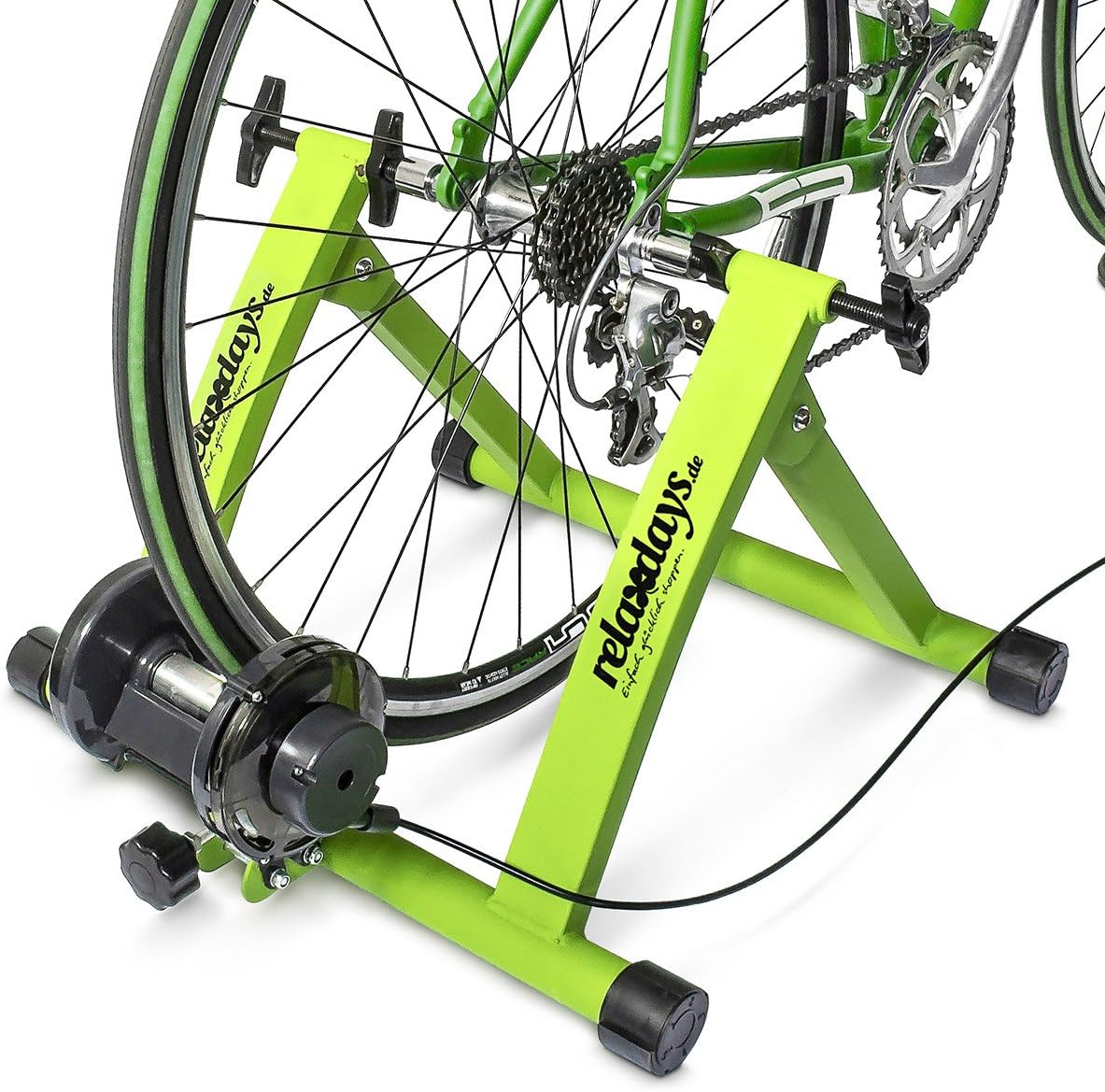 Vue 1 de Relaxdays Simulateur De Velo