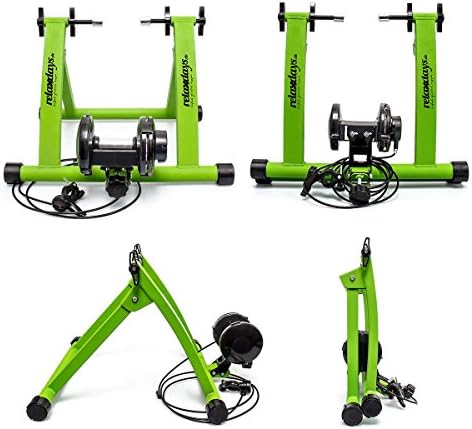 Vue 3 de Relaxdays Simulateur De Velo