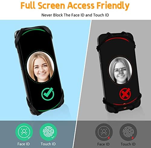 Vue 4 de Support Telephone Velo Universel
