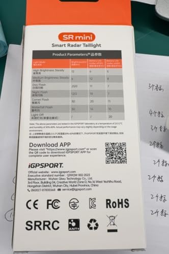 Vue 4 de Igpsport Sr Mini Radar