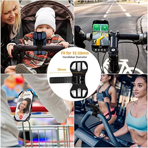 Vue 6 de Support Telephone Velo Universel