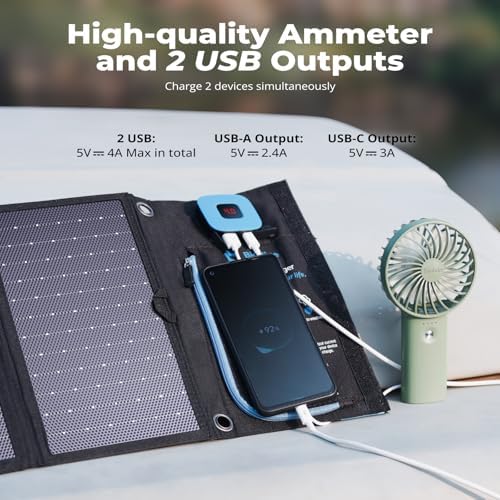 Vue 4 de Panneau Solaire Pliable