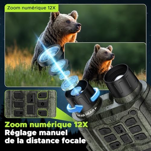 Vue 4 de Jumelles Vision Nocturne Mp