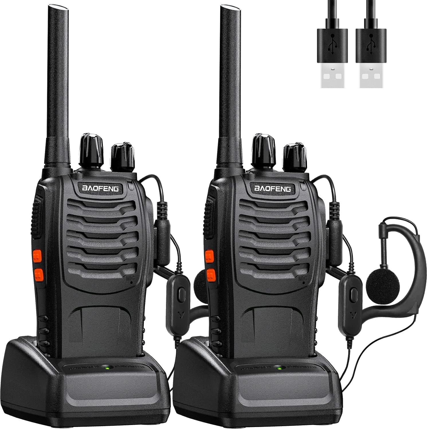 Vue 1 de Baofeng Talkie Walkie Longue