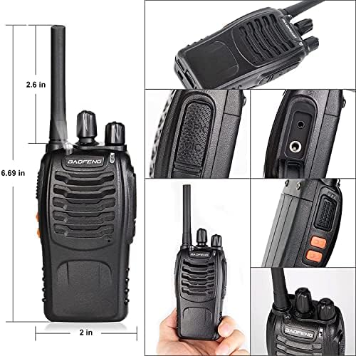 Vue 3 de Baofeng Talkie Walkie Longue