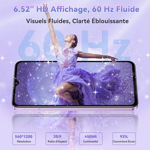 Vue 4 de Oukitel Telephone Portable