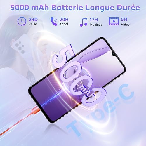 Vue 6 de Oukitel Telephone Portable