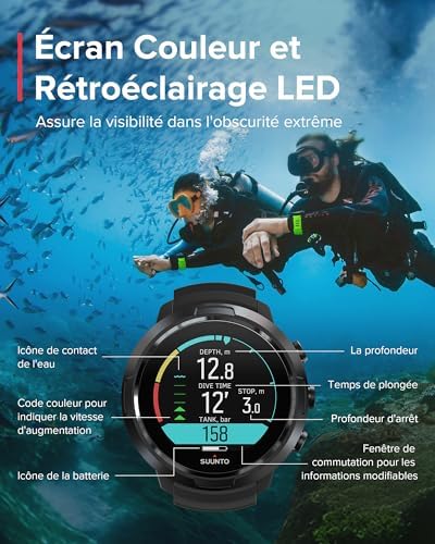 Vue 3 de Suunto Dive Montre