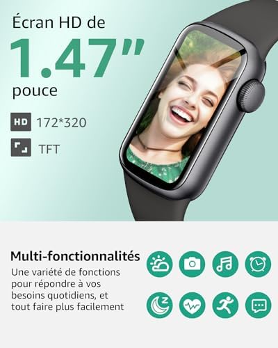 Vue 2 de Imfrchcs Montre Intelligente Avec
