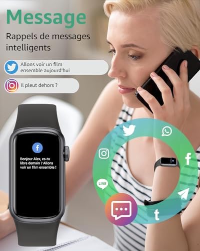 Vue 4 de Imfrchcs Montre Intelligente Avec