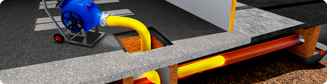 Saneamiento sin obras o zanja en Madrid