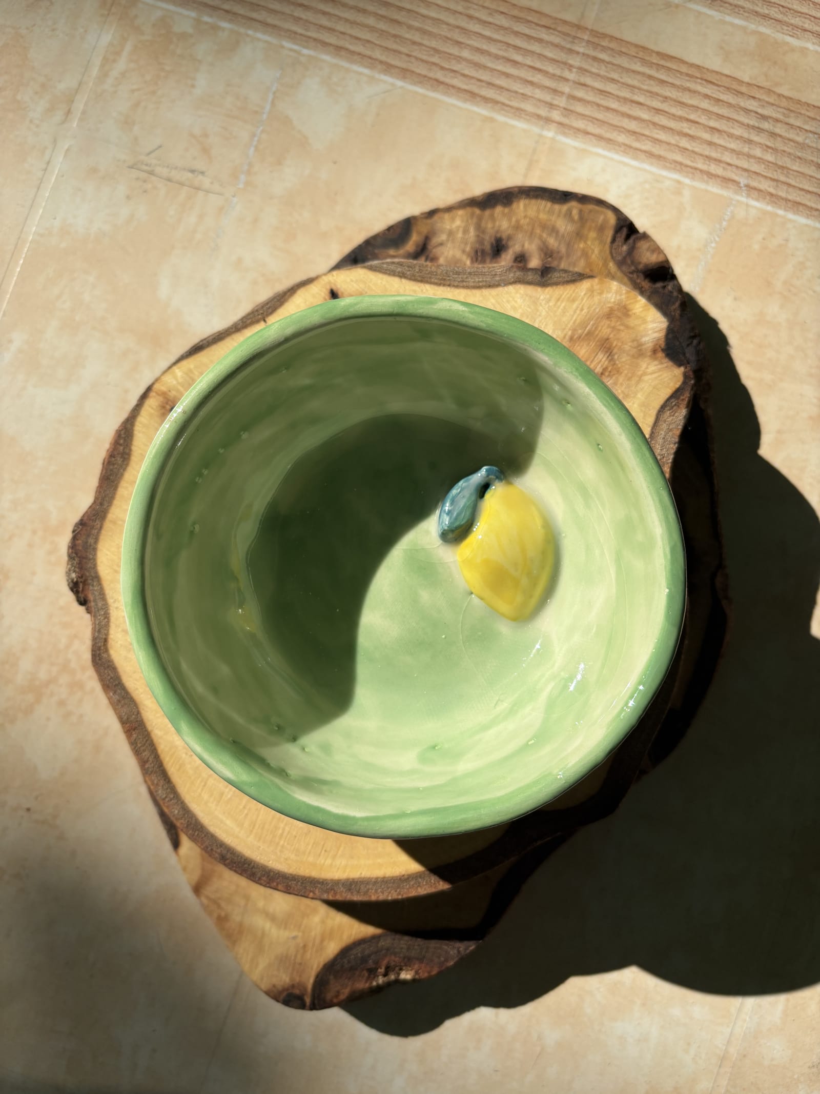 Little Lemon Ceramic Bowl | One-of-a-Kind Handmade Pottery | InchyArt