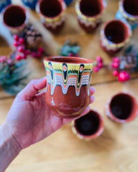 Group of three cups showing all colour options