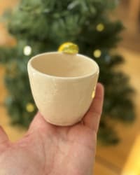 Handmade Ceramic Lemon Espresso Cup – Colourful Coffee Mug – view 7