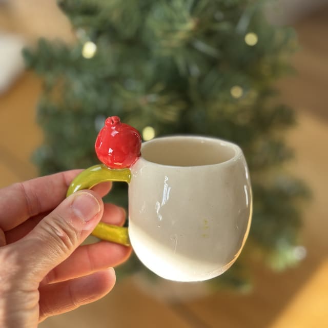 Pomegranate Espresso Cup